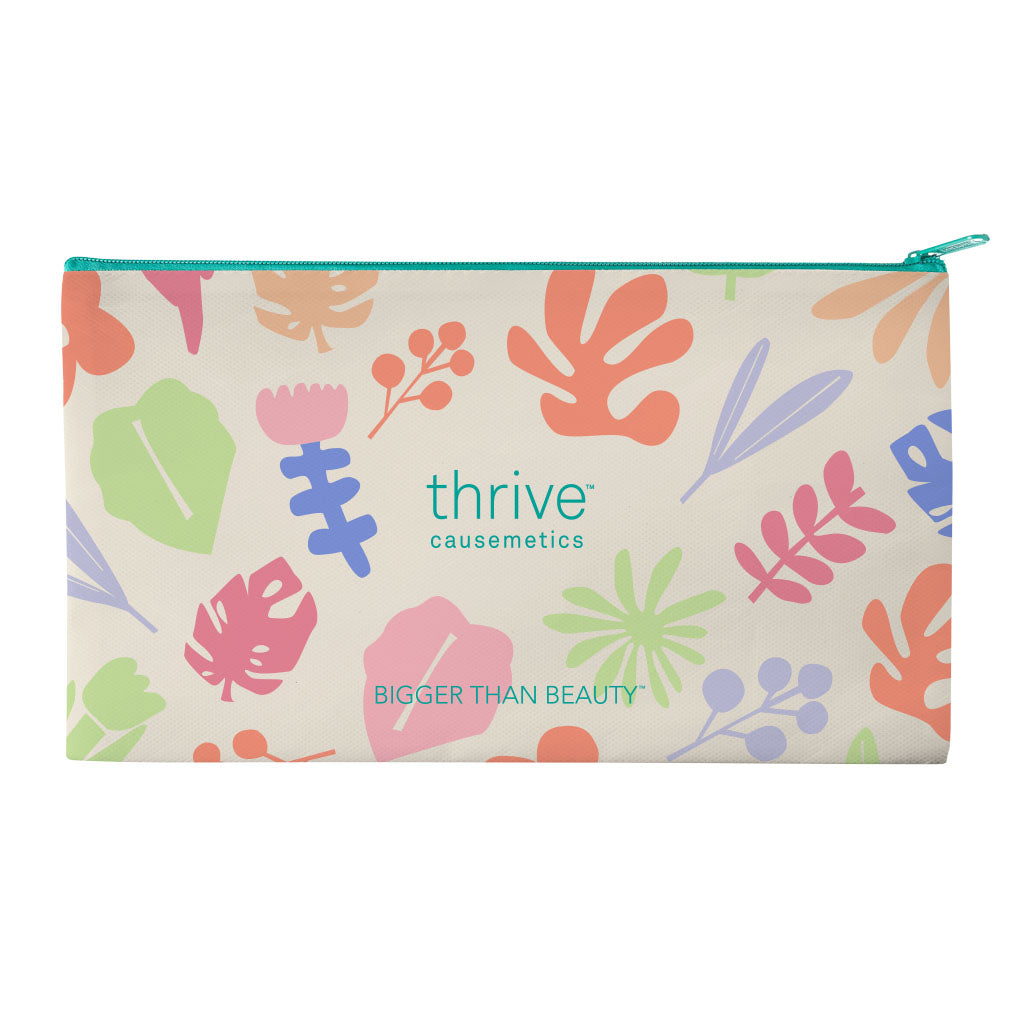 Grow Through What You Go Through Motivational Makeup Bag