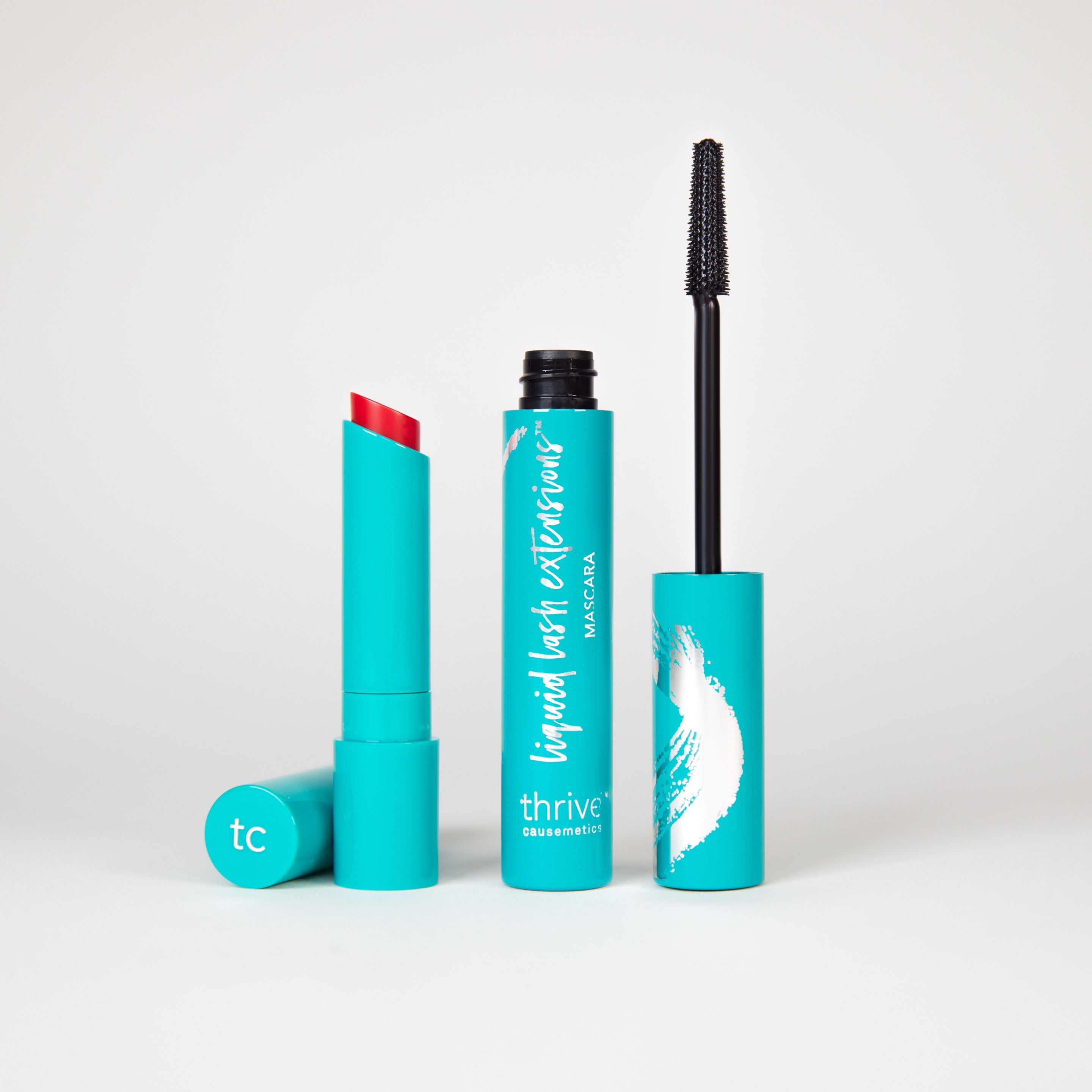 Hydrating Lip Tint & Tubing Mascara Duo - Balmy Color & Lash Extensions Look